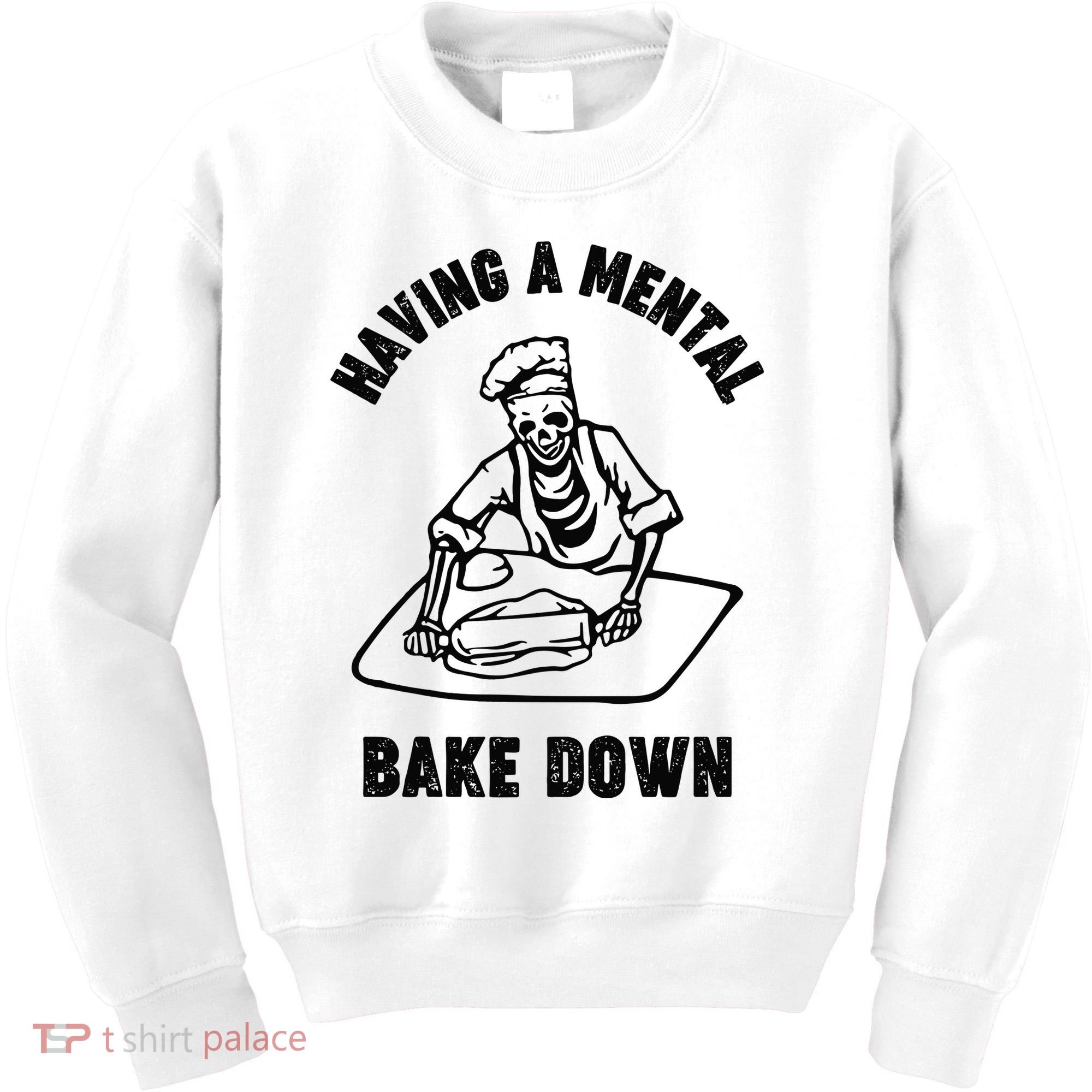 Having A Mental Bake Down Halloween Chef Kids Sweatshirt