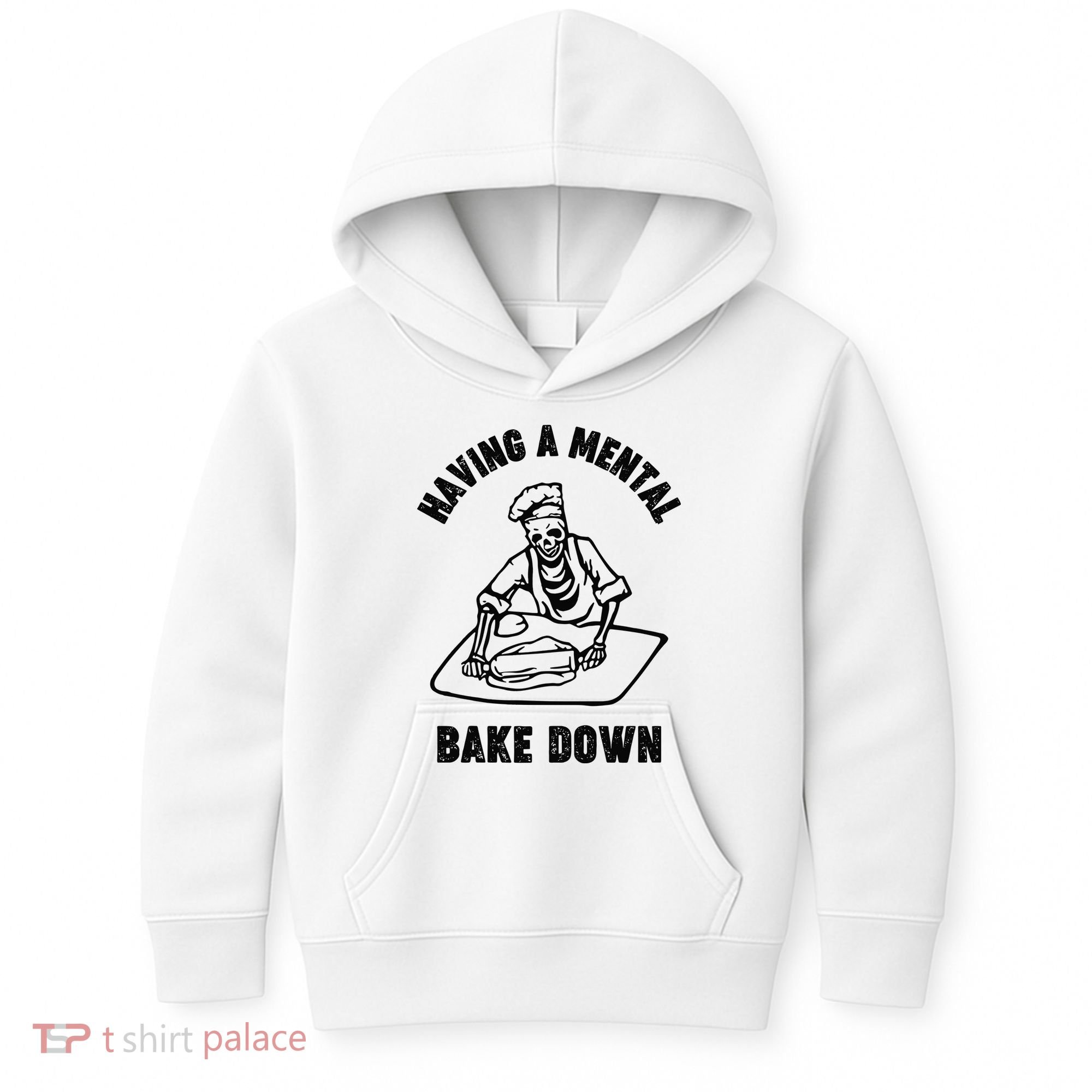 Having A Mental Bake Down Halloween Chef Kids Hoodie