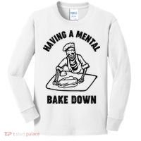 Having A Mental Bake Down Halloween Chef Kids Long Sleeve Shirt thumb 0
