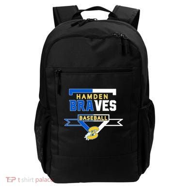 Hamden Braves Home Plate Baseball Fan Backpack