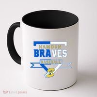 Hamden Braves Home Plate Baseball Fan Coffee Mug thumb 0