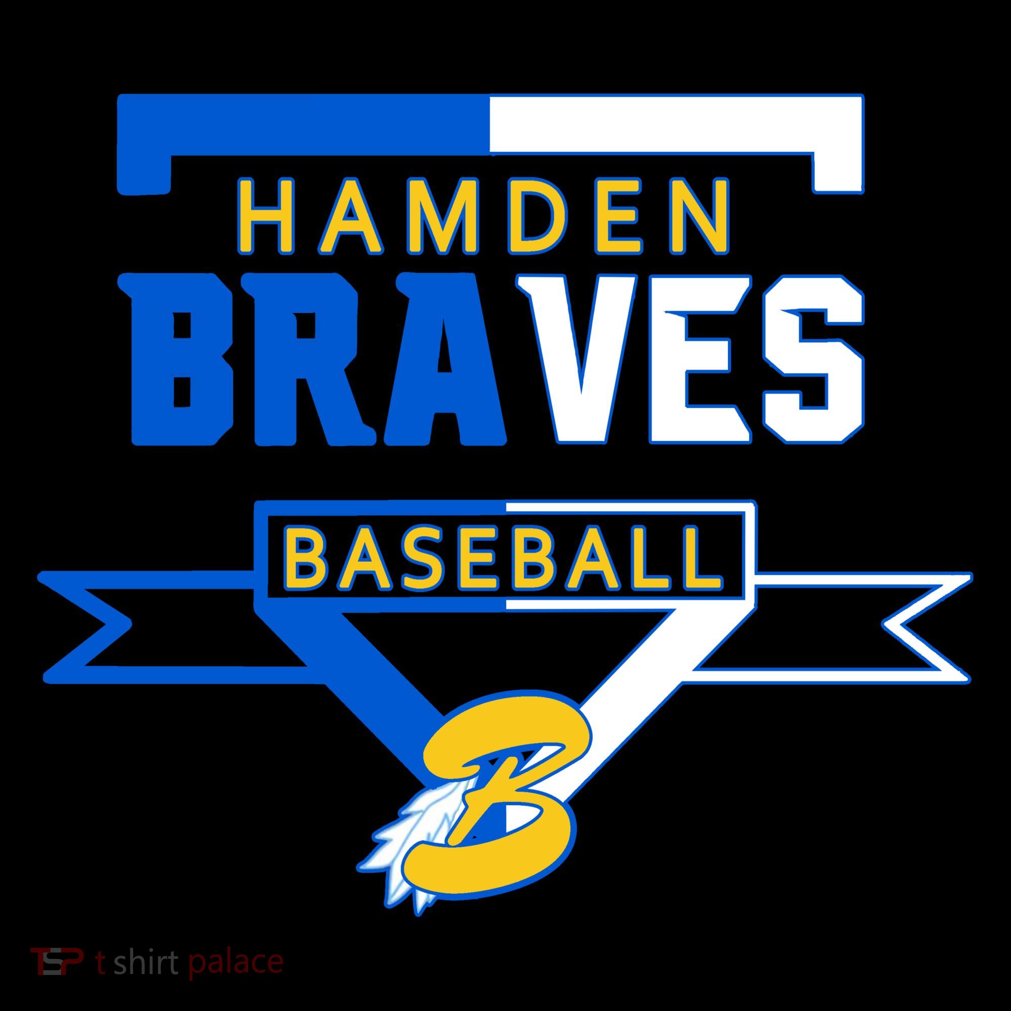 Hamden Braves Home Plate Baseball Fan Coffee Mug