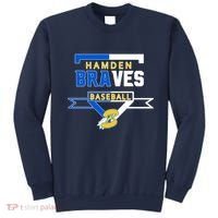 Hamden Braves Home Plate Baseball Fan Sweatshirt thumb 0