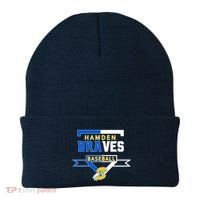 Hamden Braves Home Plate Baseball Fan Beanie thumb 0