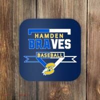 Hamden Braves Home Plate Baseball Fan Coaster thumb 0