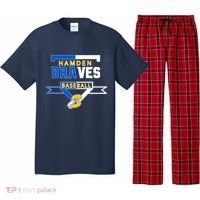 Hamden Braves Home Plate Baseball Fan Pajama Set thumb 0