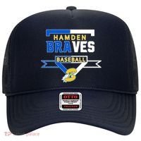 Hamden Braves Home Plate Baseball Fan Hat thumb 0