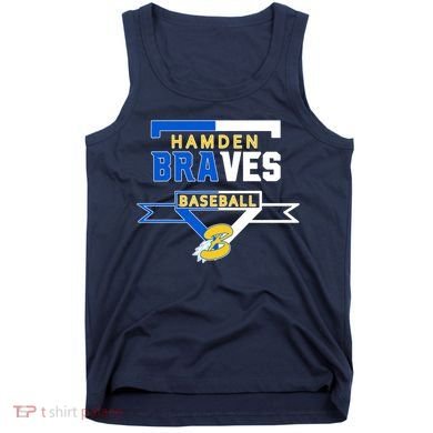 Hamden Braves Home Plate Baseball Fan Tank Top