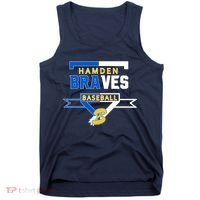 Hamden Braves Home Plate Baseball Fan Tank Top thumb 0
