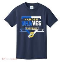 Hamden Braves Home Plate Baseball Fan Kids T-Shirt thumb 0