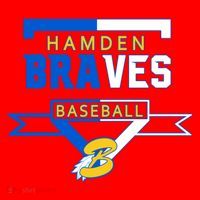 Hamden Braves Home Plate Baseball Fan Santa Hat thumb 1
