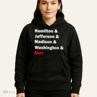 Hamilton & Jefferson & Madison & Washington & Burr. Hoodie thumb 5