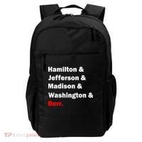 Hamilton & Jefferson & Madison & Washington & Burr. Backpack thumb 0