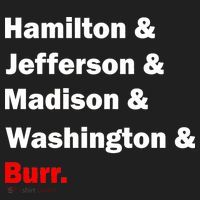 Hamilton & Jefferson & Madison & Washington & Burr. Hat thumb 2