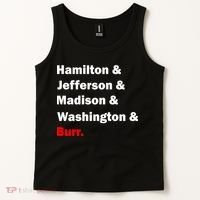 Hamilton & Jefferson & Madison & Washington & Burr. Tank Top thumb 2