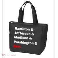 Hamilton & Jefferson & Madison & Washington & Burr. Tote Bag thumb 3