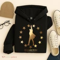 Hamilton An American Musical Golden Stars Hoodie thumb 4