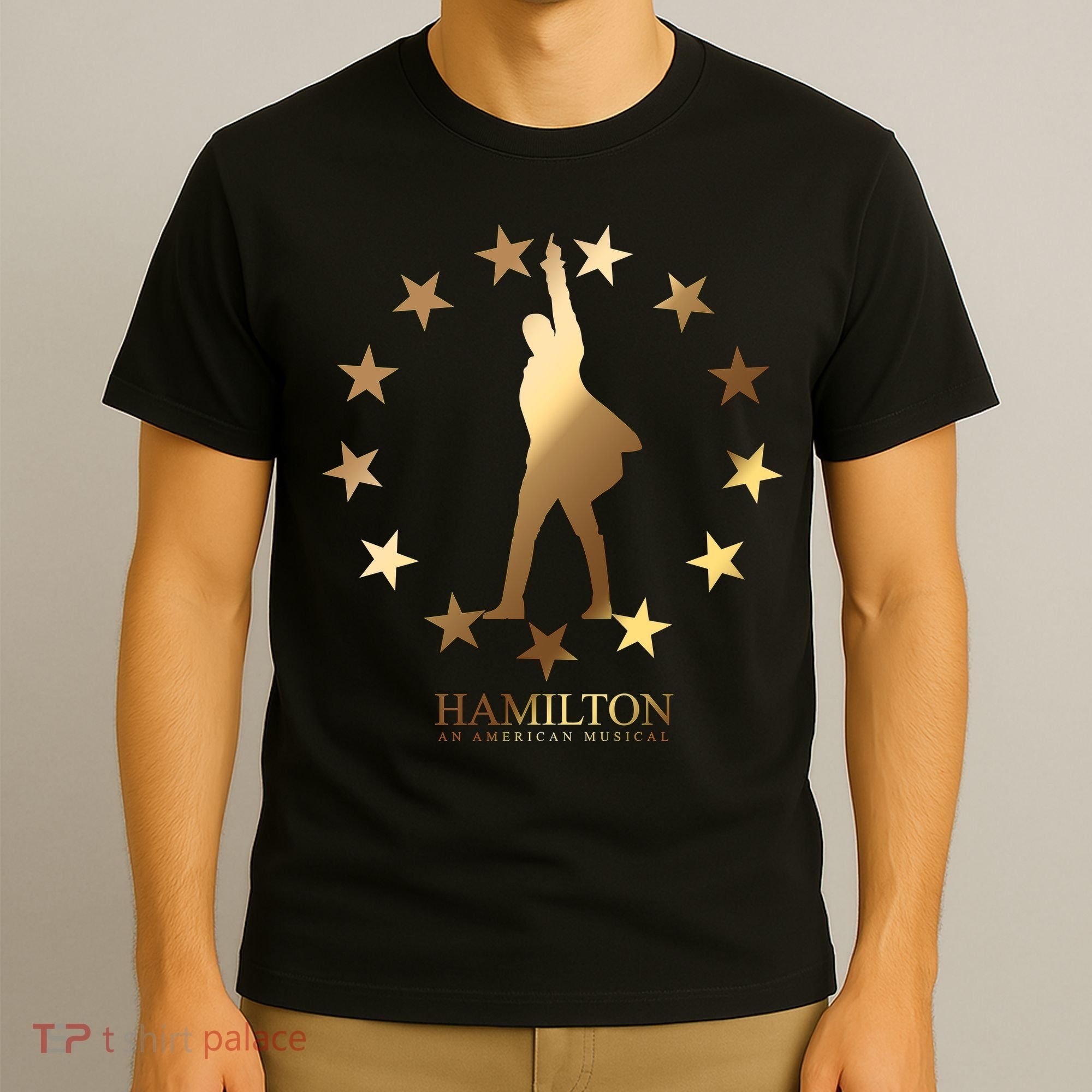 Hamilton An American Musical Golden Stars T-Shirt