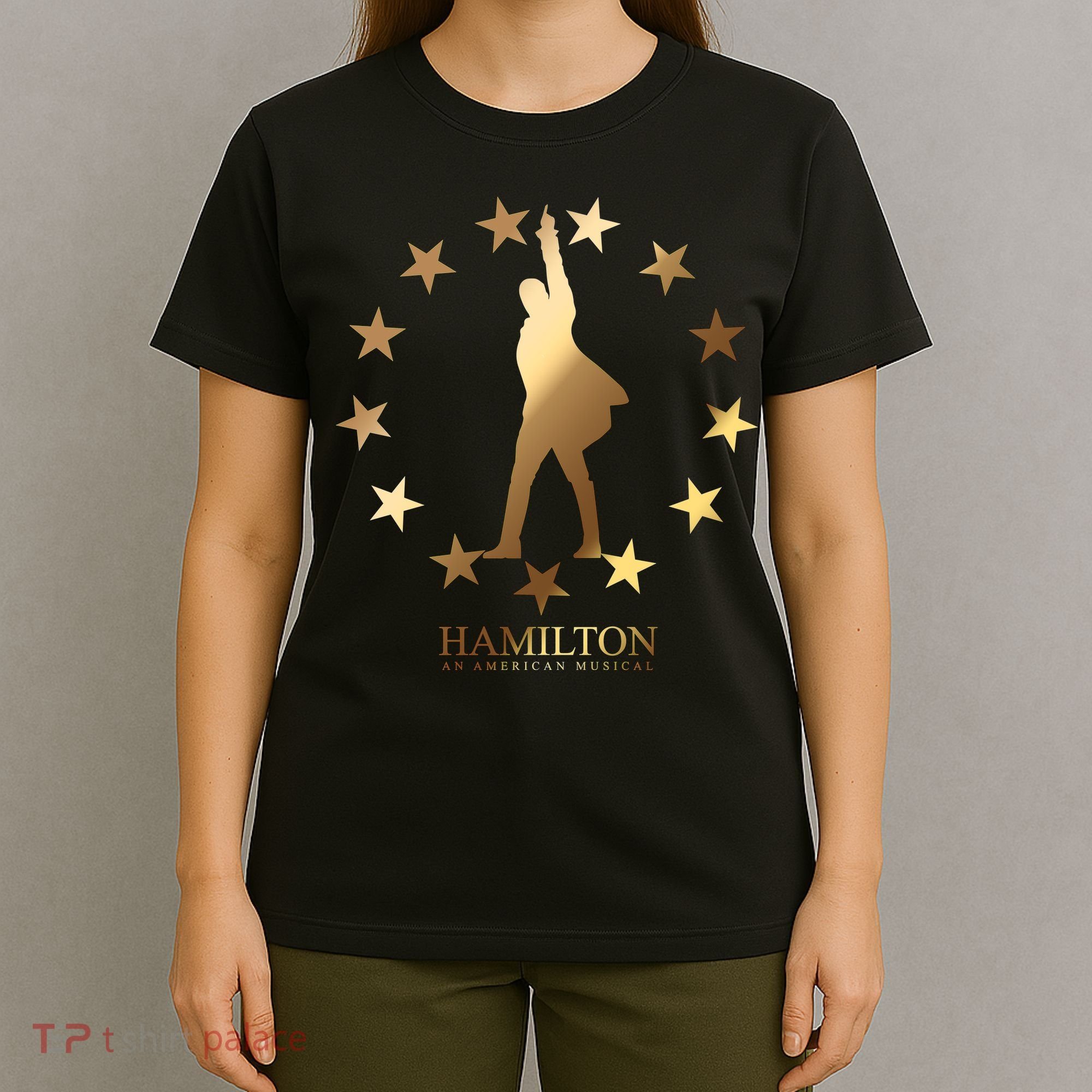 Hamilton An American Musical Golden Stars T-Shirt