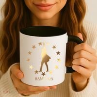Hamilton An American Musical Golden Stars Coffee Mug thumb 3