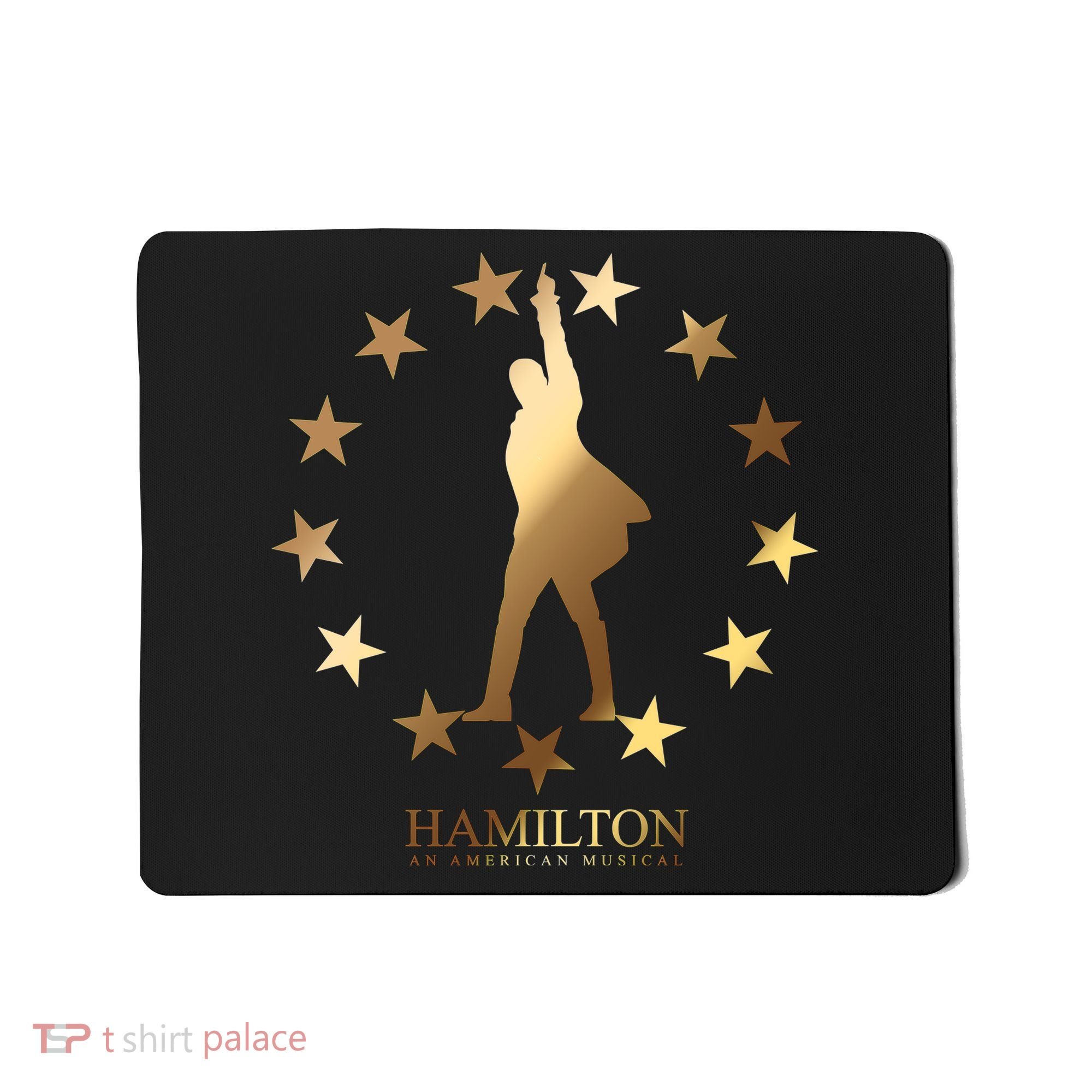 Hamilton An American Musical Golden Stars Mousepad