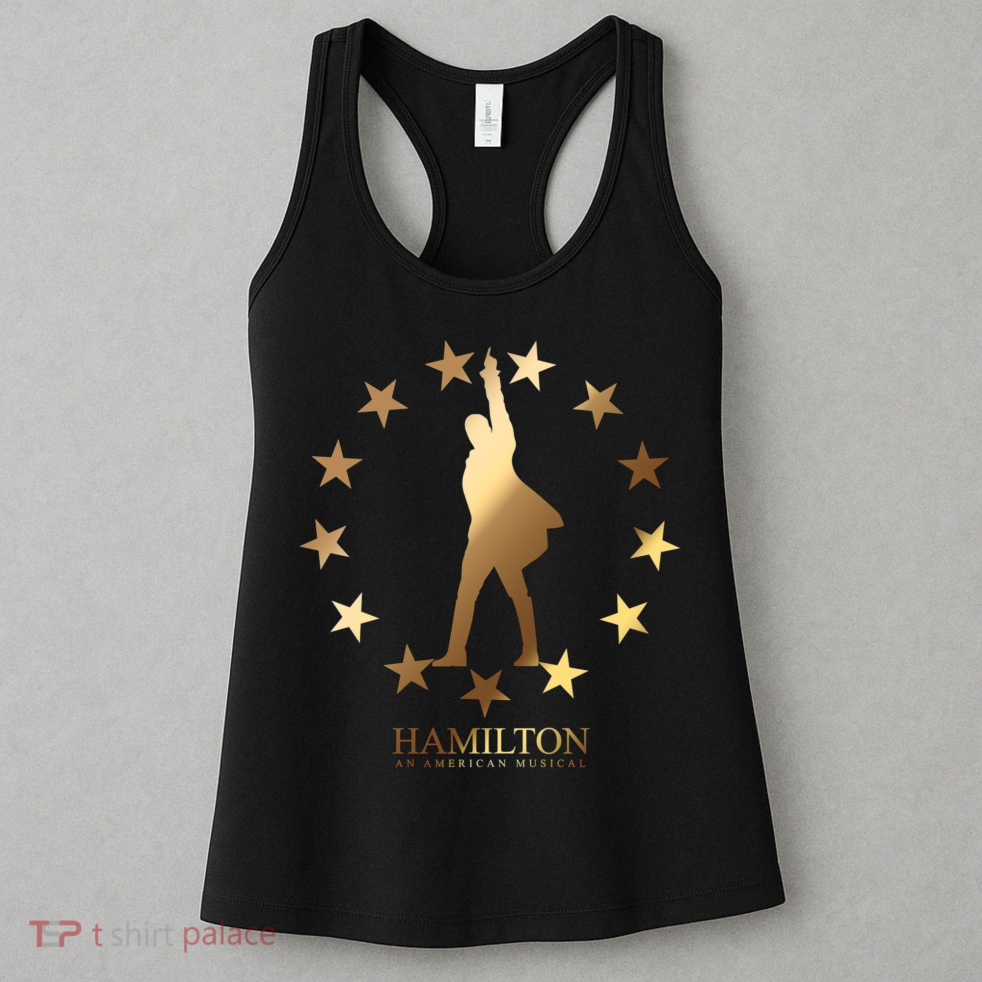 Hamilton An American Musical Golden Stars Women's Tank Top