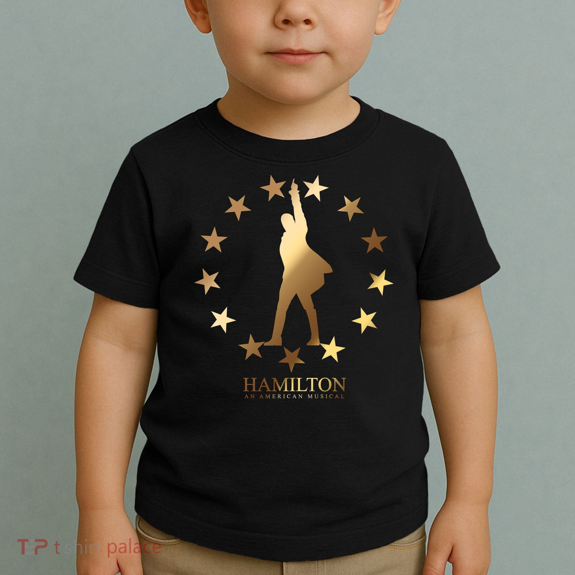 Hamilton An American Musical Golden Stars Toddler T-Shirt