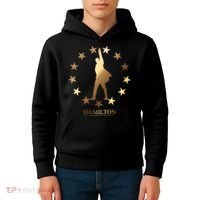 Hamilton An American Musical Golden Stars Kids Hoodie thumb 4
