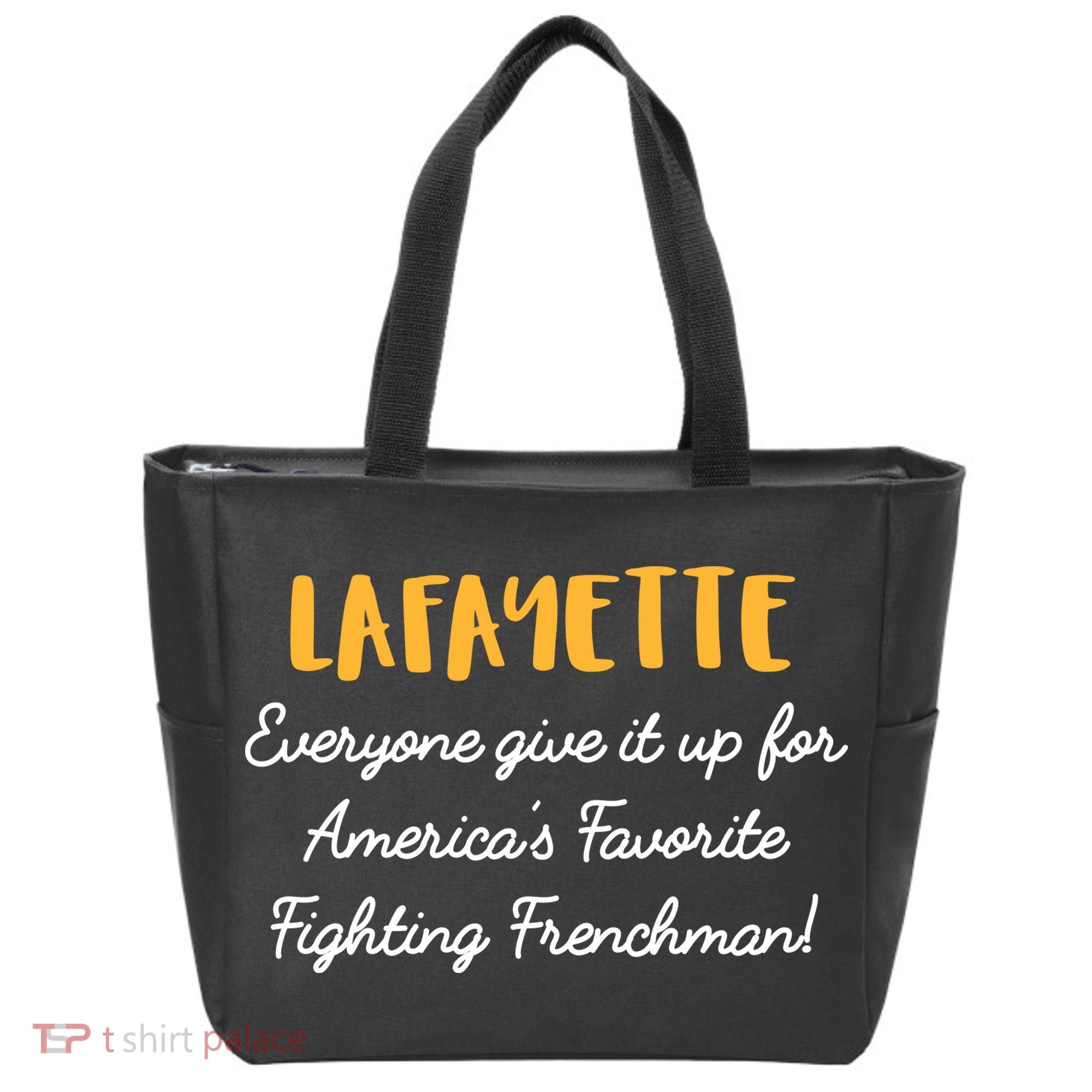 Hamilton Lafayette America's Favorite Frenchman Tote Bag