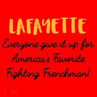 Hamilton Lafayette America's Favorite Frenchman Santa Hat thumb 1