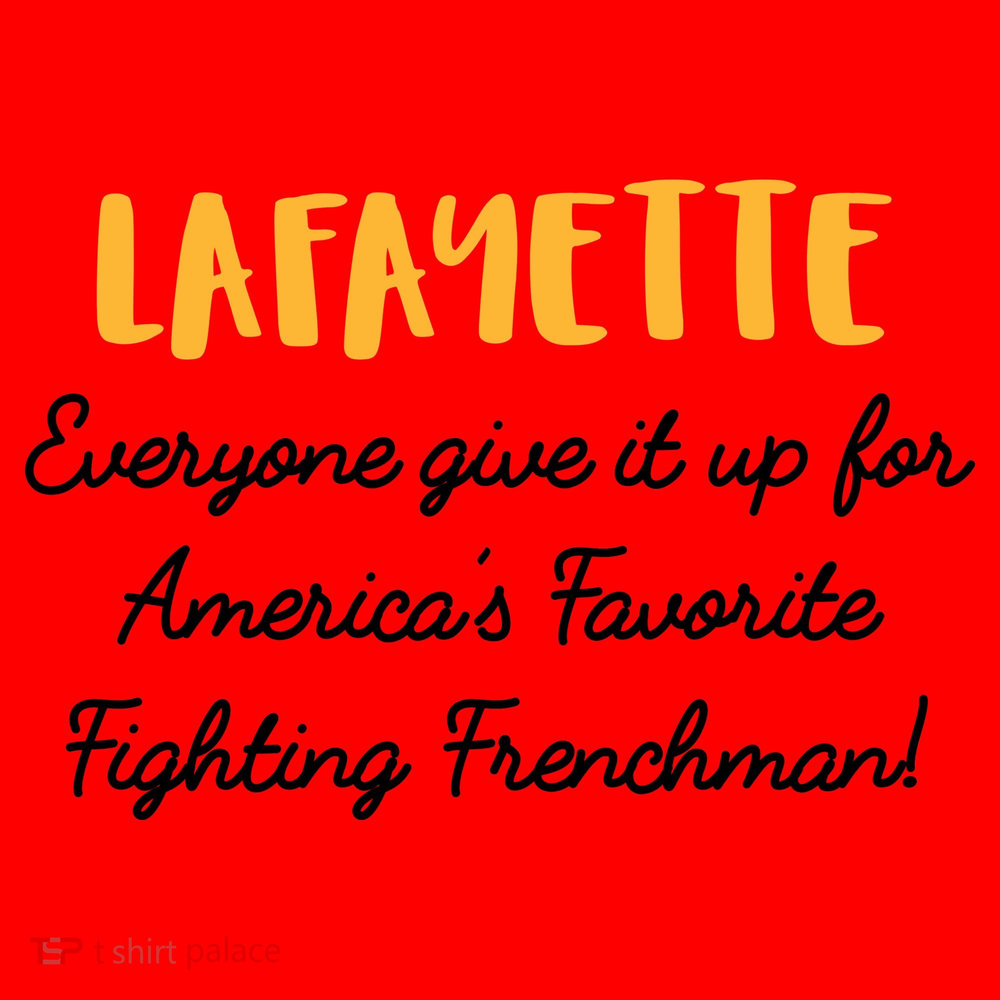 Hamilton Lafayette America's Favorite Frenchman Santa Hat