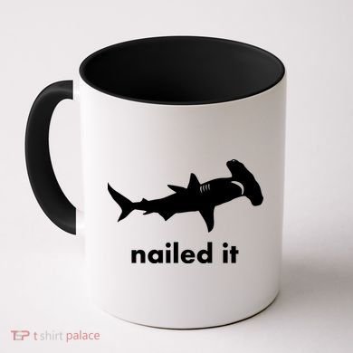 Hammerhead Nailed It Funny Coffee Mug
