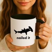 Hammerhead Nailed It Funny Coffee Mug thumb 3