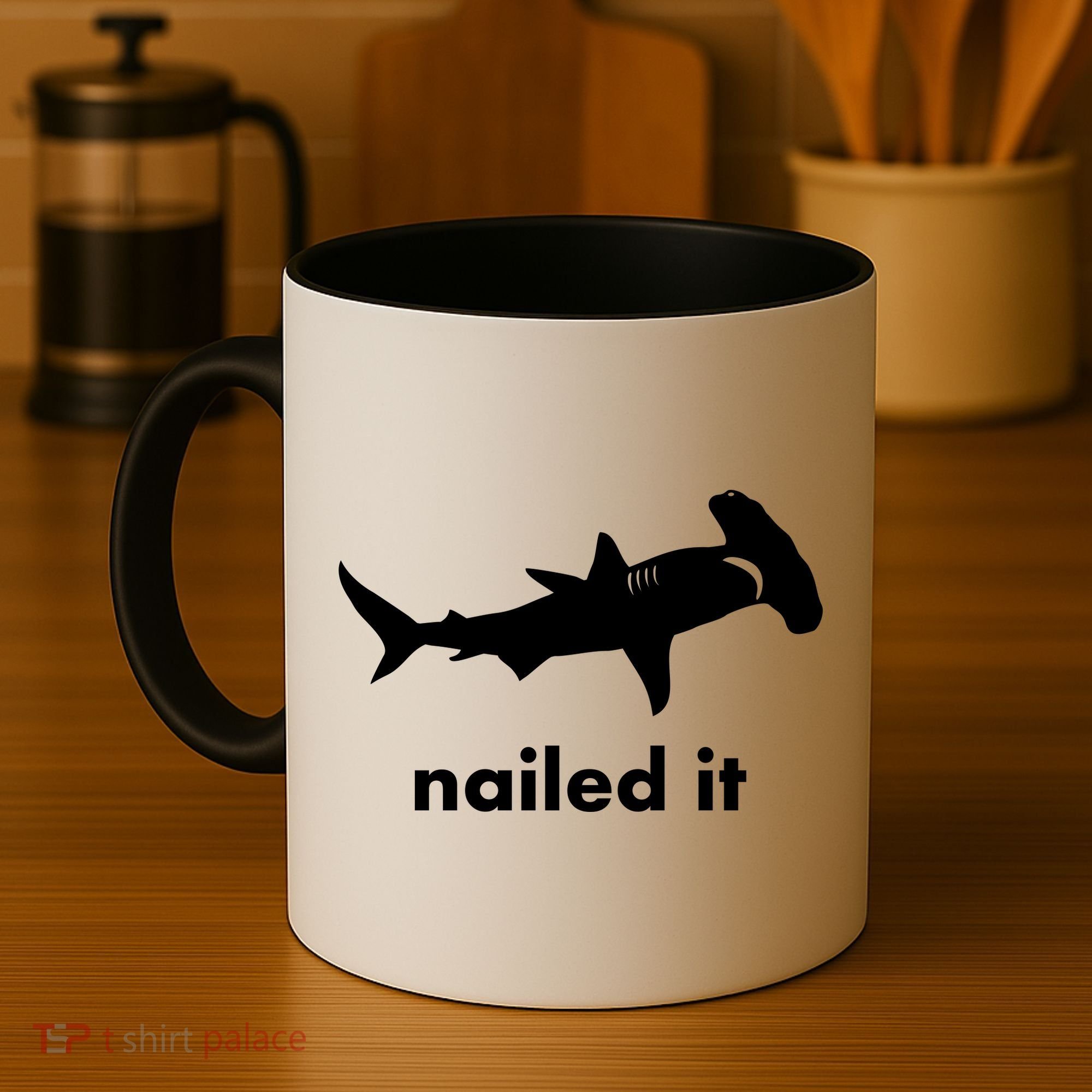 Hammerhead Nailed It Funny Coffee Mug