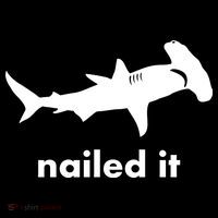 Hammerhead Nailed It Funny Women's Hoodie thumb 2