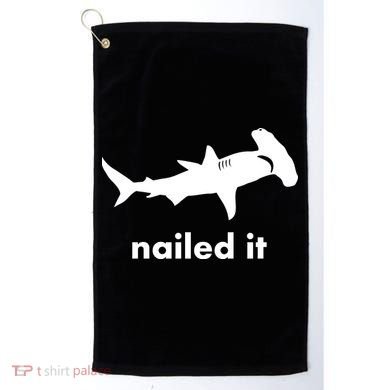 Hammerhead Nailed It Funny Golf Towel