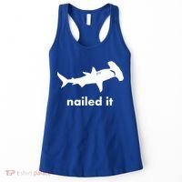 Hammerhead Nailed It Funny Women's Tank Top thumb 0