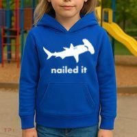 Hammerhead Nailed It Funny Kids Hoodie thumb 3