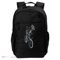 Hammerhead Shark Riding Bicycle Backpack thumb 0
