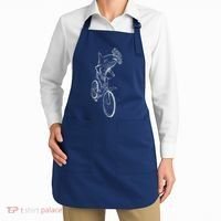 Hammerhead Shark Riding Bicycle Apron thumb 2