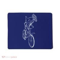 Hammerhead Shark Riding Bicycle Mousepad thumb 0