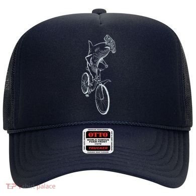 Hammerhead Shark Riding Bicycle Hat