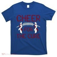 Head And Neck Cancer Awareness Cheer For The Cure Football Gift T-Shirt thumb 0