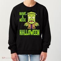 Have A Nice Halloween Frankenstein Monster Women's Sweatshirt thumb 0