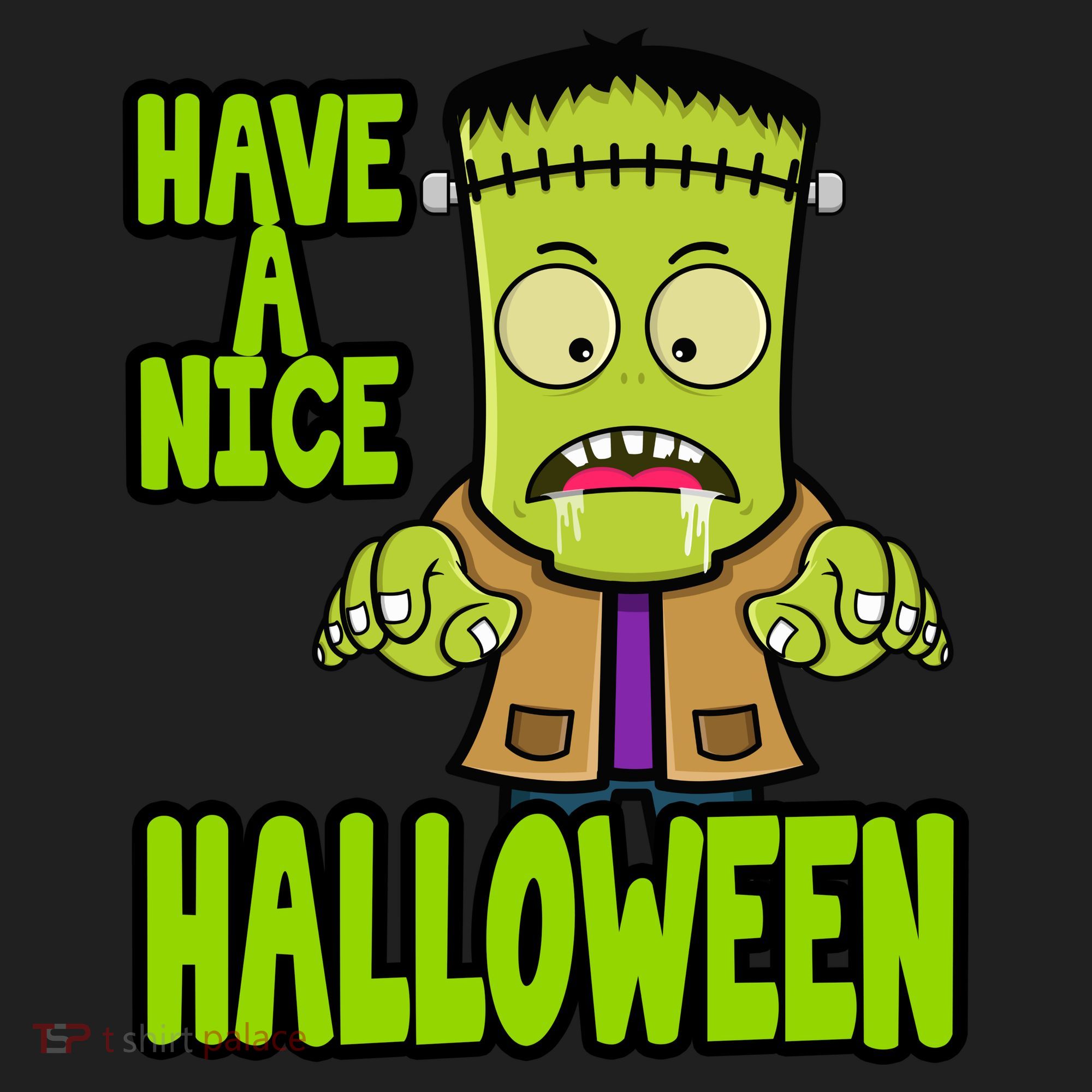 Have A Nice Halloween Frankenstein Monster Women's Sweatshirt