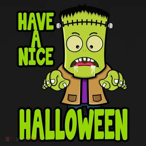 Have A Nice Halloween Frankenstein Monster Bucket Hat