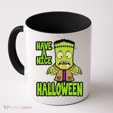 Have A Nice Halloween Frankenstein Monster Coffee Mug