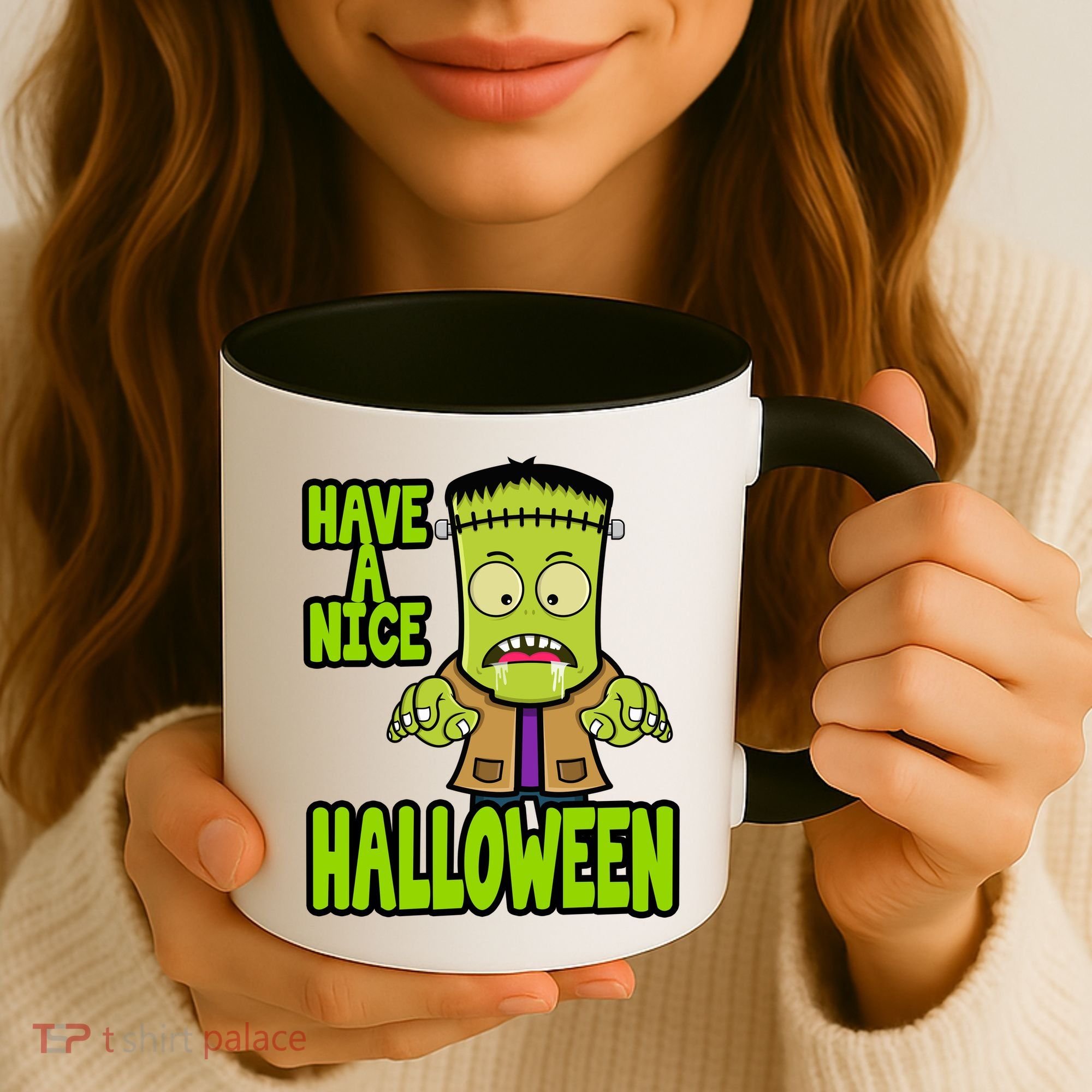 Have A Nice Halloween Frankenstein Monster Coffee Mug