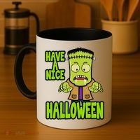 Have A Nice Halloween Frankenstein Monster Coffee Mug thumb 4