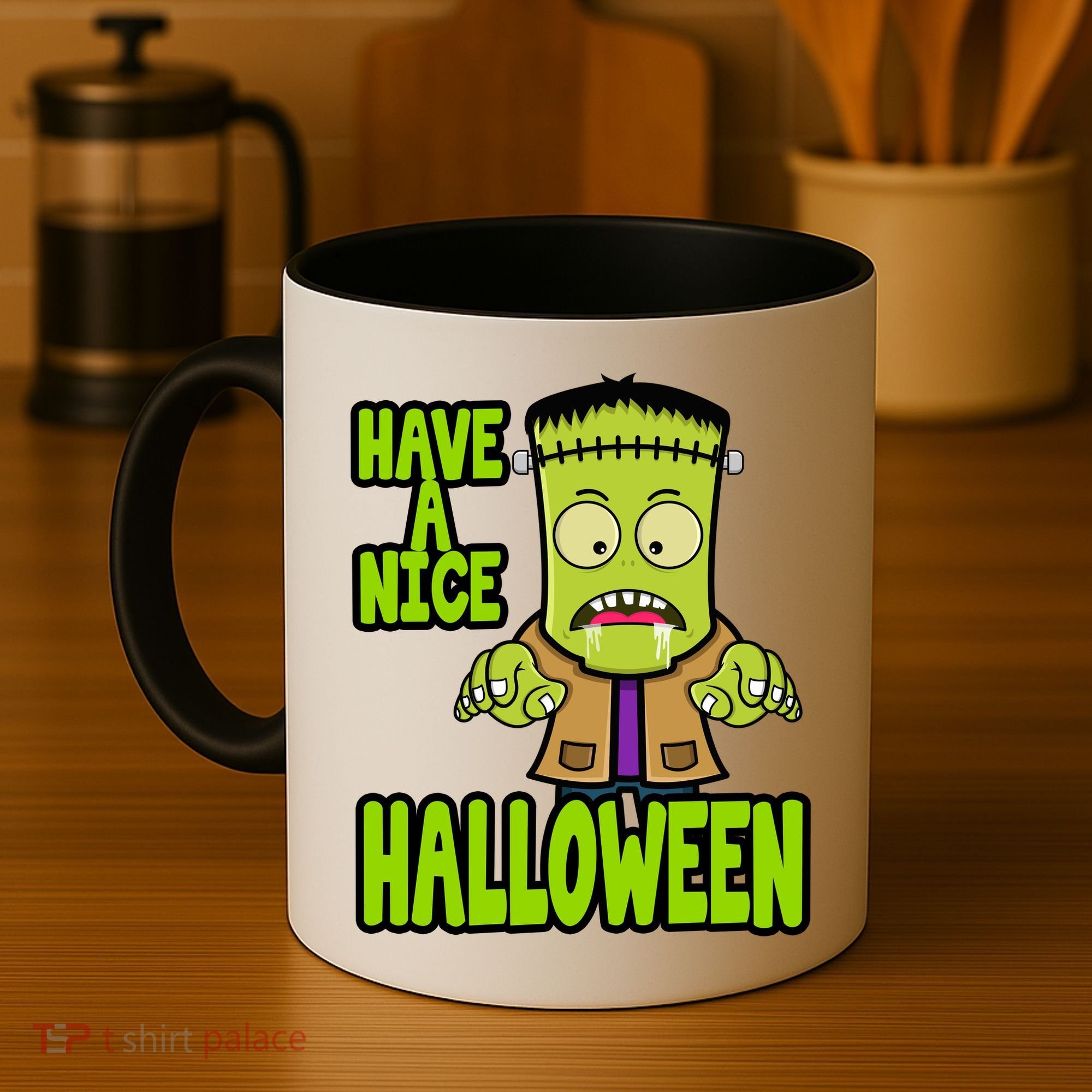 Have A Nice Halloween Frankenstein Monster Coffee Mug